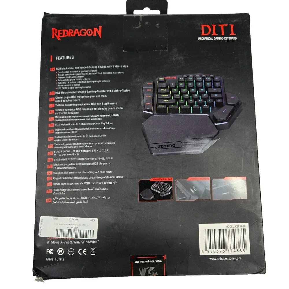 Red Dragon‎ Diti Mechanical Gaming keyboard SEALED